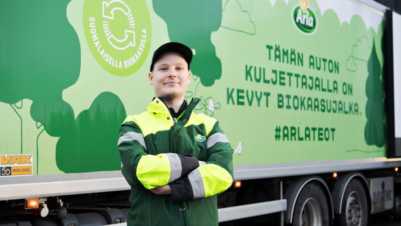 Otto Ahola, teamledare för distributionen hos Arla